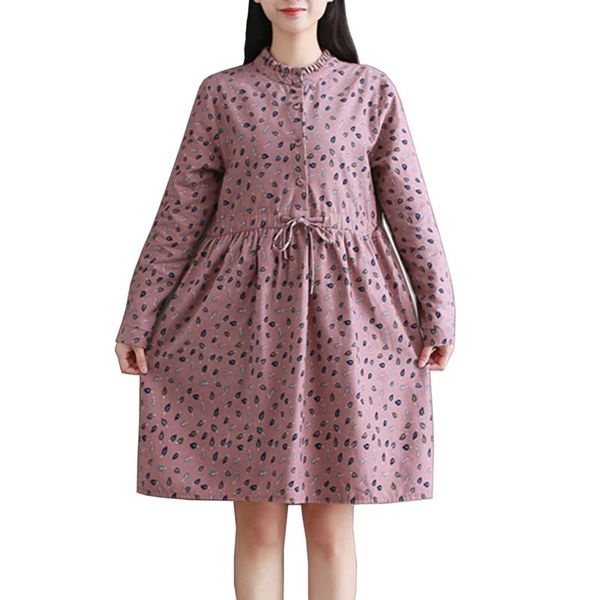 casual dresses spring autumn cute mori girl mini dress stand collar leaves printed cotton vestidos de festa elegant full sleeve sweet, Black;gray
casual dresses spring autumn cute mori girl mini dress stand collar leaves printed cotton vestidos de festa elegant full sleeve sweet, Black;gray