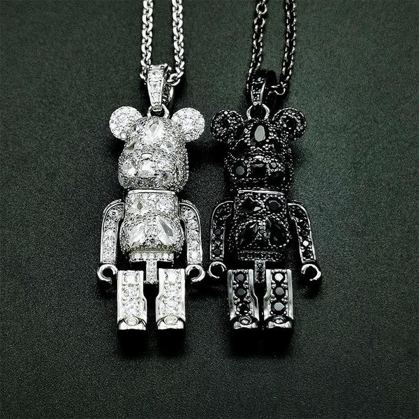 pendant necklaces bocai sweater chain ladies necklace cute violent bear fashion ins personality, Silver
pendant necklaces bocai sweater chain ladies necklace cute violent bear fashion ins personality, Silver