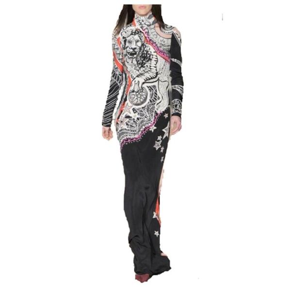 casual dresses arrival spring vintage silk jersey fashion runway shows star constellation longer dress plus size, Black;gray
casual dresses arrival spring vintage silk jersey fashion runway shows star constellation longer dress plus size, Black;gray