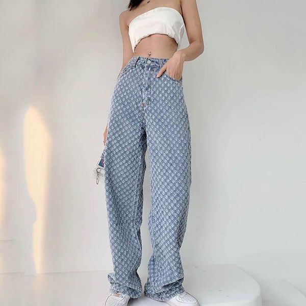 women's jeans vintage y2k high waist straight women loose holes hollow out denim trousers floor-length pants mom plus size, Blue
women's jeans vintage y2k high waist straight women loose holes hollow out denim trousers floor-length pants mom plus size, Blue