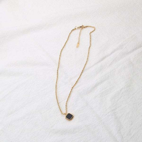 pendant necklaces stainless steel irregular clavicle chain necklace gift for women's 2021 simple design sense black agate jewellery, Silver
pendant necklaces stainless steel irregular clavicle chain necklace gift for women's 2021 simple design sense black agate jewellery, Silver