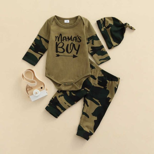 2 pieces baby boy suit set, letter print o-neck long sleeve romper+ camouflage print trousers+ hat for spring fall, 0-18 months g1023, White
2 pieces baby boy suit set, letter print o-neck long sleeve romper+ camouflage print trousers+ hat for spring fall, 0-18 months g1023, White