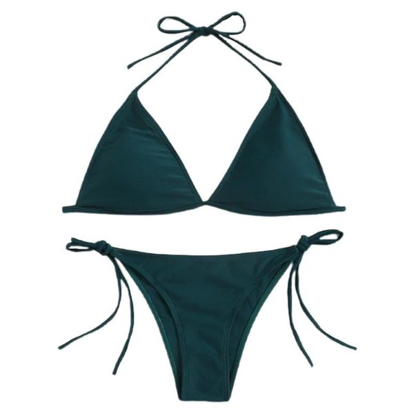 one-piece suits 2021 women halter triangle micro swimsuit 2pcs brazilian bikini set side tie high cut push up bathing suit
one-piece suits 2021 women halter triangle micro swimsuit 2pcs brazilian bikini set side tie high cut push up bathing suit