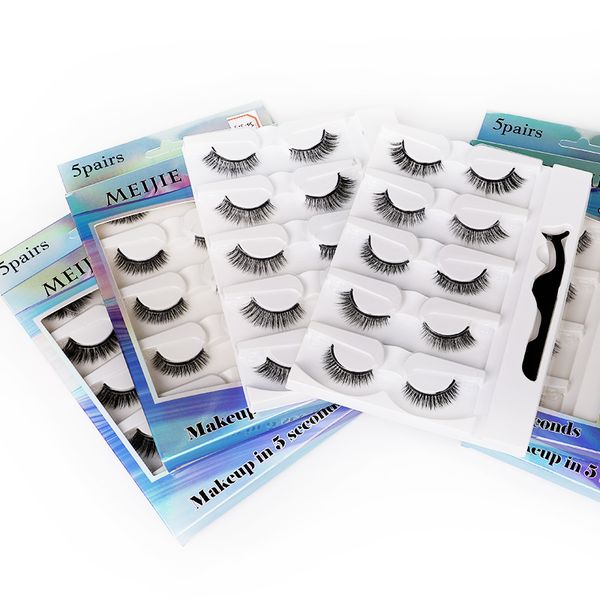 wholesale natural long 5 pairs lashes pack self-adhesive eyelashes reusable false eyelash without glue lash extension for makeup
wholesale natural long 5 pairs lashes pack self-adhesive eyelashes reusable false eyelash without glue lash extension for makeup