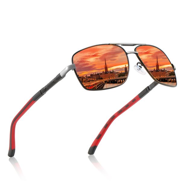 Men Vintage Metal Polarized sunglasses Classic brand Sunglasses Coating Objective Driving glasses For men/women Glasses wholesale, Silver
Men Vintage Metal Polarized sunglasses Classic brand Sunglasses Coating Objective Driving glasses For men/women Glasses wholesale, Silver