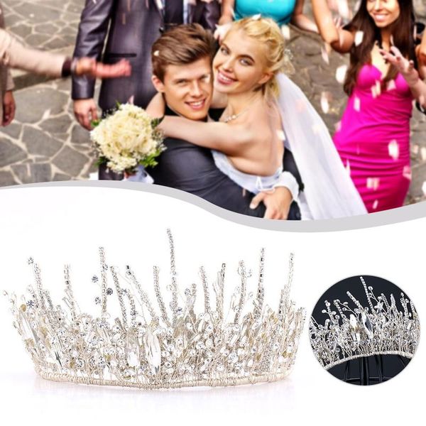 hair clips & barrettes jeweled crowns beautiful headpiece wedding crown tiaras accessories for prom birthday costume party head ornaments, Golden;silver
hair clips & barrettes jeweled crowns beautiful headpiece wedding crown tiaras accessories for prom birthday costume party head ornaments, Golden;silver