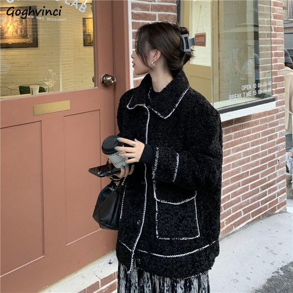 basic jackets women retro classic lambswool jacket womens fall single-breasted chic ins trendy all-match stylish coats ladies women's, Black;brown
basic jackets women retro classic lambswool jacket womens fall single-breasted chic ins trendy all-match stylish coats ladies women's, Black;brown