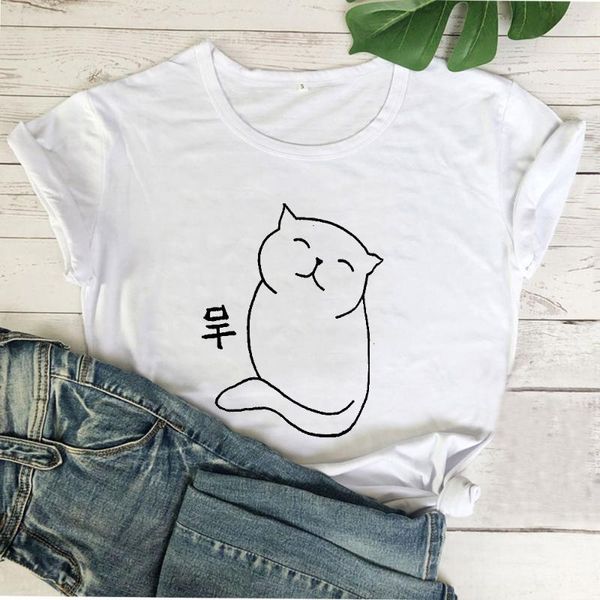 women's t-shirt kawaii cartoon cat t shirt women short sleeve cotton tshirt casual camisa feminina white tee femme top
women's t-shirt kawaii cartoon cat t shirt women short sleeve cotton tshirt casual camisa feminina white tee femme top