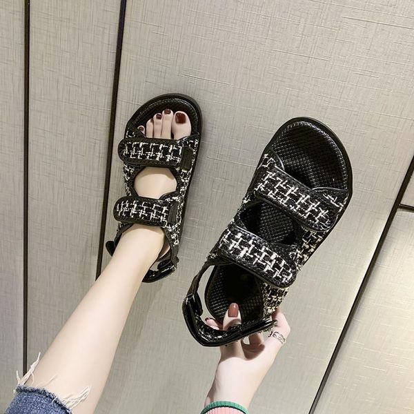 sandals women vacation beach sandales rome shoes woman open toe fish mouth sport ladies n3-73, Black
sandals women vacation beach sandales rome shoes woman open toe fish mouth sport ladies n3-73, Black