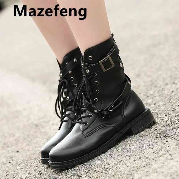 boots 2021 black pu leather ankle women autumn spring round toe lace up shoes woman fashion motorcycle platform botas 6sn8
boots 2021 black pu leather ankle women autumn spring round toe lace up shoes woman fashion motorcycle platform botas 6sn8
