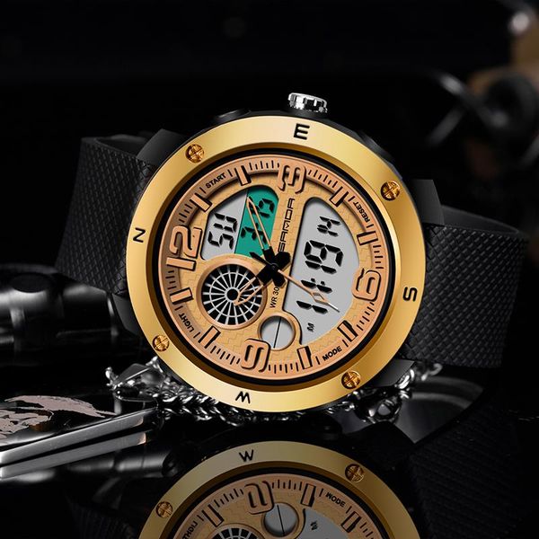 wristwatches sports multifunction 30m waterproof luminous fashion male gmt 24 hour indicator calendar electronic shockproof watches 762, Slivery;brown
wristwatches sports multifunction 30m waterproof luminous fashion male gmt 24 hour indicator calendar electronic shockproof watches 762, Slivery;brown