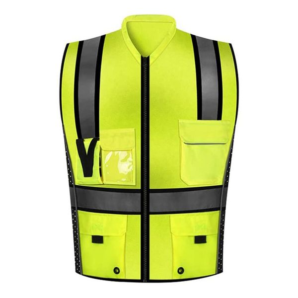 Image of reflective supplier led safety vest PPE Outdoor Works Walking Sports