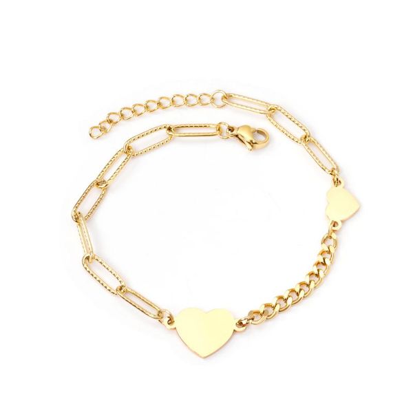 link, chain asonsteel trendy heart charms bracelet 316l stainless steel bangle for women gold/silver color hand fashion jewelry, Black
link, chain asonsteel trendy heart charms bracelet 316l stainless steel bangle for women gold/silver color hand fashion jewelry, Black