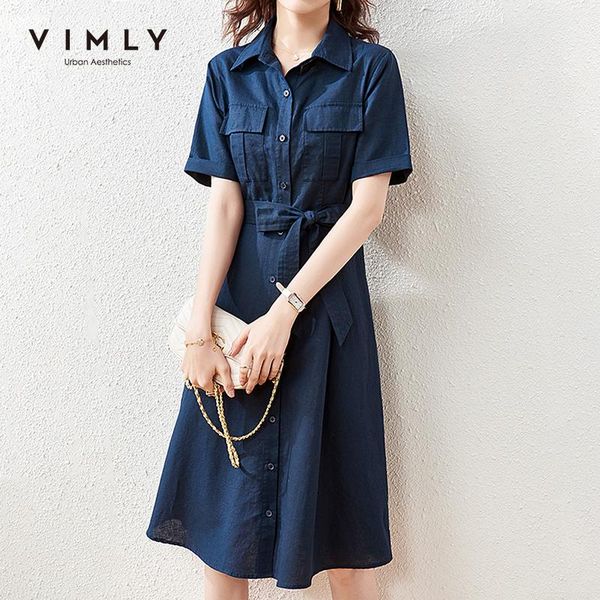 party dresses vimly summer shirts dress for women fashion button up shirt elegant solid high waist bandage female vestidos f7038, White;black
party dresses vimly summer shirts dress for women fashion button up shirt elegant solid high waist bandage female vestidos f7038, White;black