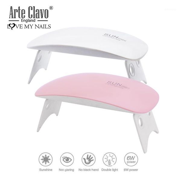 arte clavo 6w uv led lamp nail dryer portable usb home use gel polish mini pink white lamps art tools1
arte clavo 6w uv led lamp nail dryer portable usb home use gel polish mini pink white lamps art tools1