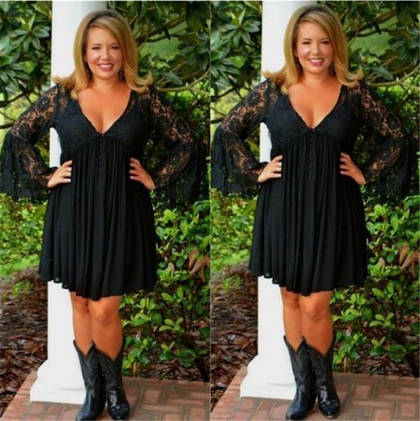 casual plus size party dress fashion black v neck lace pleated high waist women designer dresses, Black;gray
casual plus size party dress fashion black v neck lace pleated high waist women designer dresses, Black;gray