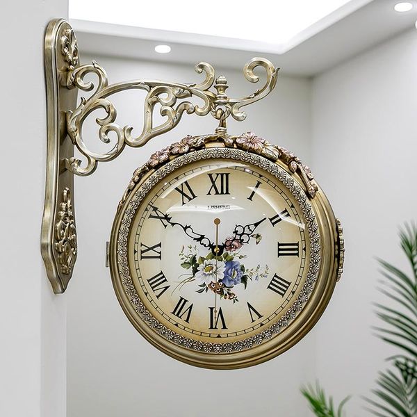wall clocks large clock vintage luxury double sided living room watches home decor creativity mute metal support quartz gift
wall clocks large clock vintage luxury double sided living room watches home decor creativity mute metal support quartz gift