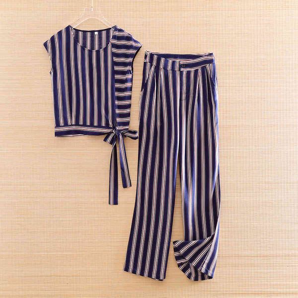 dress high-end summer women 2 pieces set stripe bow shirt + wide-leg pants elegant lady casual suit s-xl, Black;gray
dress high-end summer women 2 pieces set stripe bow shirt + wide-leg pants elegant lady casual suit s-xl, Black;gray