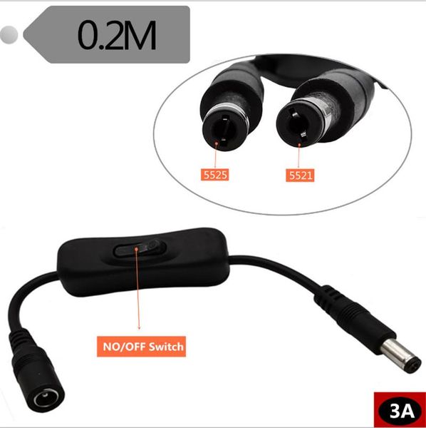 1pc 5.5mm x 2.1mm male to female power cord extension cable 3a 0.2m computer cables & connectors
1pc 5.5mm x 2.1mm male to female power cord extension cable 3a 0.2m computer cables & connectors