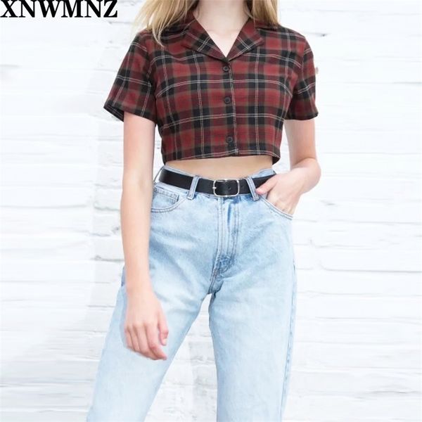 fashion center buttons blouse harajuku turn down collar t shirt women tartan red black crop women t-shirt gothic 210520, White;black
fashion center buttons blouse harajuku turn down collar t shirt women tartan red black crop women t-shirt gothic 210520, White;black