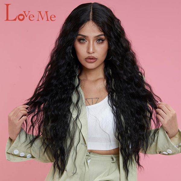 synthetic wigs love me 30" black long wavy for women middle part fake hair ombre brown cosplay deep wave braided wig
synthetic wigs love me 30" black long wavy for women middle part fake hair ombre brown cosplay deep wave braided wig
