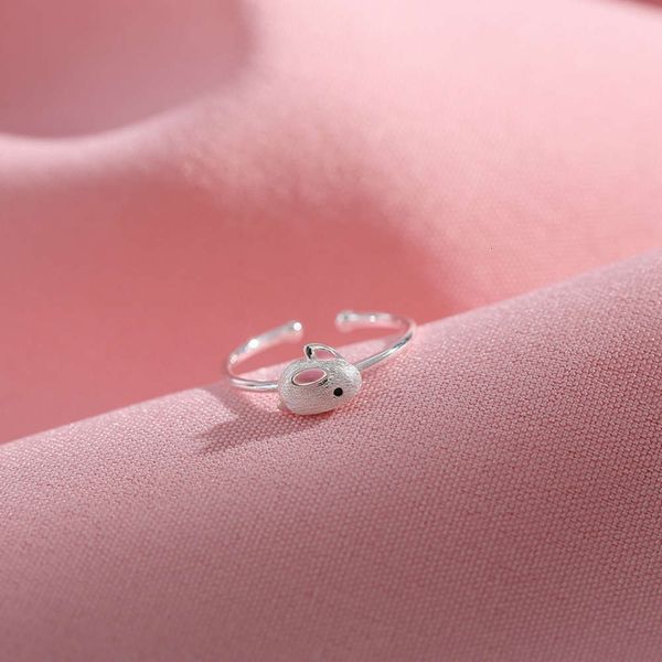925 pure silver cute rabbit japanese style, simple and fashionable, slim mouth ring, personalized net red jewelry, Black
925 pure silver cute rabbit japanese style, simple and fashionable, slim mouth ring, personalized net red jewelry, Black