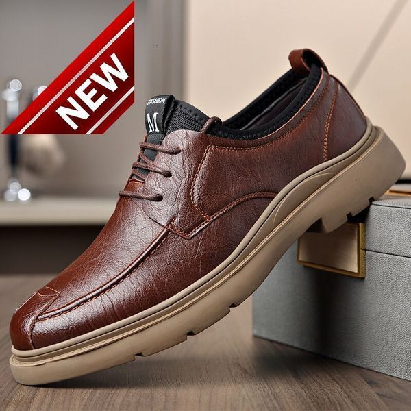 men's casual sports mountaineering middle-aged people's sole anti-skid soft leather elderly father's shoes, Black
men's casual sports mountaineering middle-aged people's sole anti-skid soft leather elderly father's shoes, Black