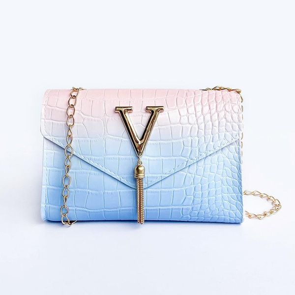 evening bags 2021 fashion design crocodile pattern gradient color tassel chain small square bag lady lipstick one-shoulder messenger
evening bags 2021 fashion design crocodile pattern gradient color tassel chain small square bag lady lipstick one-shoulder messenger
