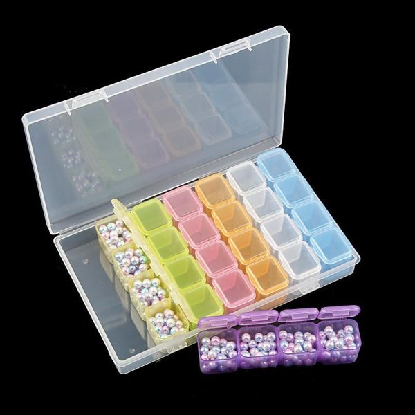 storage boxes & bins 28 grid box open separately, removable drill box, jewelry manicure tool
storage boxes & bins 28 grid box open separately, removable drill box, jewelry manicure tool