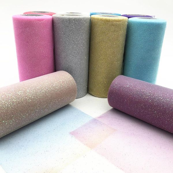 party decoration 10 yards 15cm rainbow glitter tulle roll for table runner chair sash tutu skirt mariage baby shower birthday wedding
party decoration 10 yards 15cm rainbow glitter tulle roll for table runner chair sash tutu skirt mariage baby shower birthday wedding