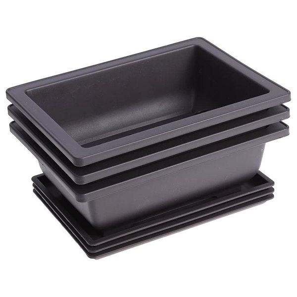 packs bonsai training pots with tray plastic plants growing pot for garden yard living room balcony 16.5x12cm planters &
packs bonsai training pots with tray plastic plants growing pot for garden yard living room balcony 16.5x12cm planters &