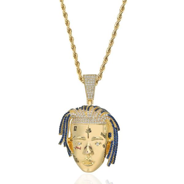 pendant necklaces personalized rapper xxxtentacion necklace men iced out cz chains hip hop/punk gold color charms jewelry gifts, Silver
pendant necklaces personalized rapper xxxtentacion necklace men iced out cz chains hip hop/punk gold color charms jewelry gifts, Silver