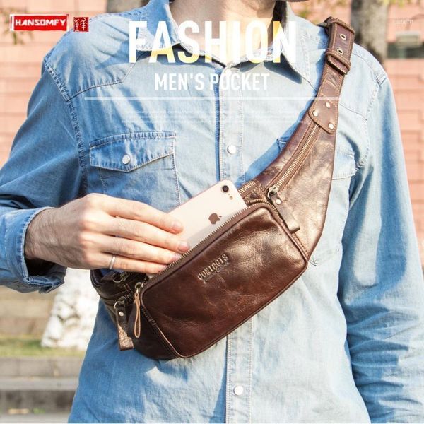 waist bags genuine leather men's sports bag multi-function male chest retro packs first layer cowhide men cow leather11
waist bags genuine leather men's sports bag multi-function male chest retro packs first layer cowhide men cow leather11