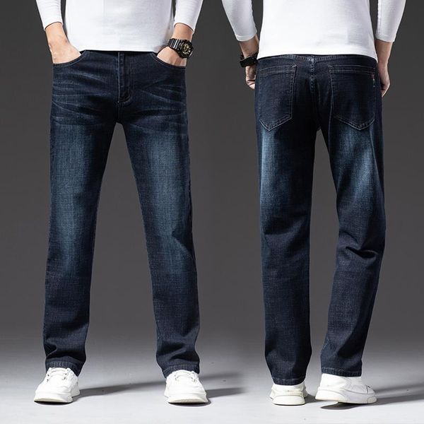 men's jeans plus size 42 44 46 classic black blue straight pants autumn fashion casual stretch denim trousers male clothing
men's jeans plus size 42 44 46 classic black blue straight pants autumn fashion casual stretch denim trousers male clothing