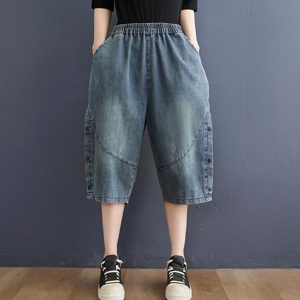 women's jeans women summer boyfriend arrival 2021 simple style solid color elastic waist female knee length denim casual pants b799, Blue
women's jeans women summer boyfriend arrival 2021 simple style solid color elastic waist female knee length denim casual pants b799, Blue