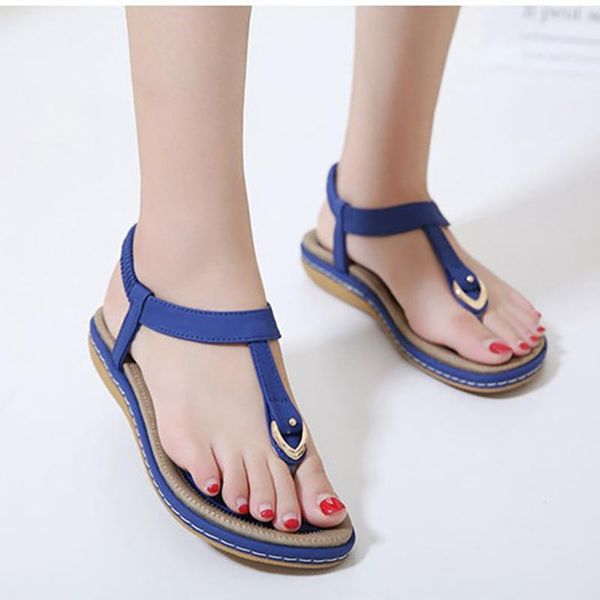 sandals women bohemia metal decoration flat female flip flops summer casual soft comfy ladies slippers solid color shoes, Black
sandals women bohemia metal decoration flat female flip flops summer casual soft comfy ladies slippers solid color shoes, Black