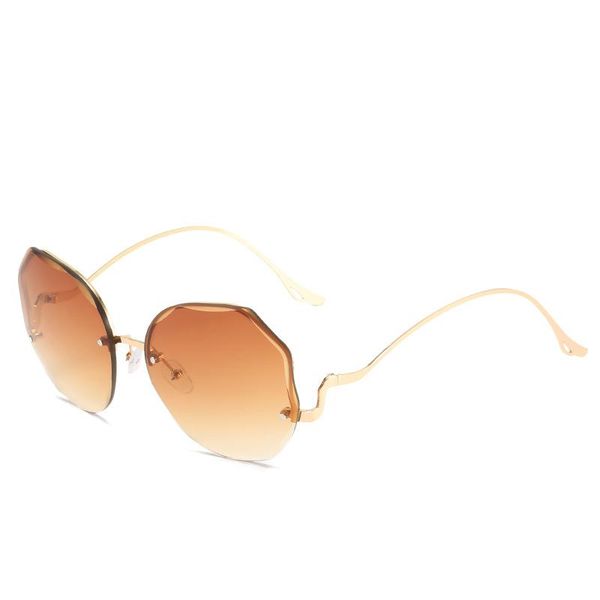 sunglasses women's glasses retro polygon rimless gafas personality designer spectacles man eyewear eyeglass, White;black
sunglasses women's glasses retro polygon rimless gafas personality designer spectacles man eyewear eyeglass, White;black