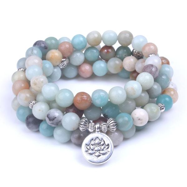 beaded, strands natural stone amazonite mala bracelet lotus bracelets men women 108 prayer beads necklace yoga healing drop, Black
beaded, strands natural stone amazonite mala bracelet lotus bracelets men women 108 prayer beads necklace yoga healing drop, Black