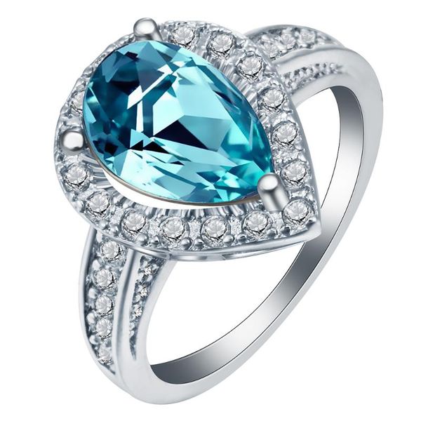 wedding rings hainon fashion silver color finger ring for women bridal jewelry accessory party gift cz gem blue engagement, Slivery;golden
wedding rings hainon fashion silver color finger ring for women bridal jewelry accessory party gift cz gem blue engagement, Slivery;golden