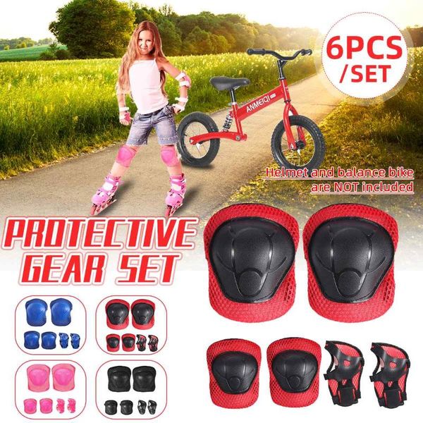 6pcs high density children kids knee pads set bike skateboard skating cycling protection elbow guard scooter protector &, Black;gray
6pcs high density children kids knee pads set bike skateboard skating cycling protection elbow guard scooter protector &, Black;gray
