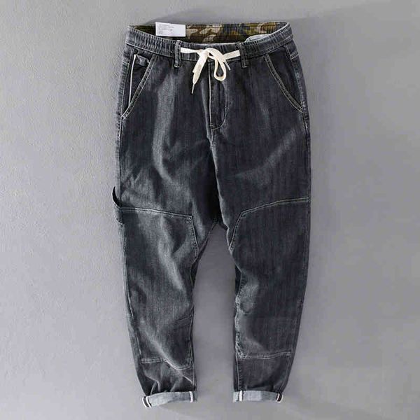 men's jeans printed lining ankle-length elastic waist stretch cotton brand pants casual comfortable trousers for men pantalones l32r, Blue
men's jeans printed lining ankle-length elastic waist stretch cotton brand pants casual comfortable trousers for men pantalones l32r, Blue