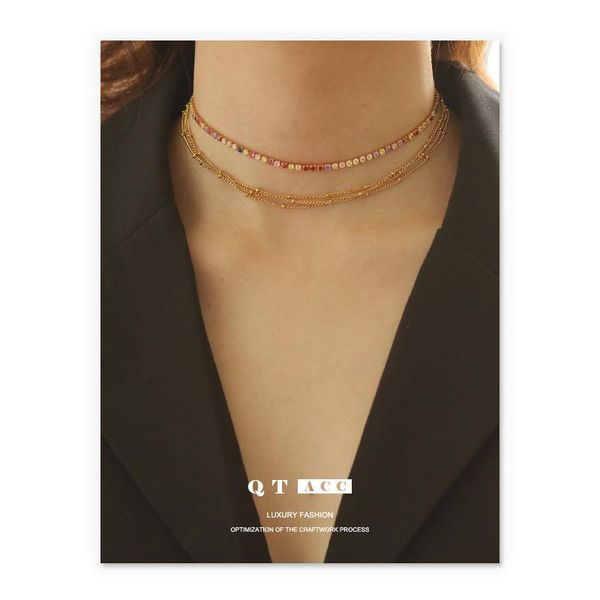 chokers zircon necklace bracelet women designers ins fashion color restoring ancient ways diamond, Golden;silver
chokers zircon necklace bracelet women designers ins fashion color restoring ancient ways diamond, Golden;silver