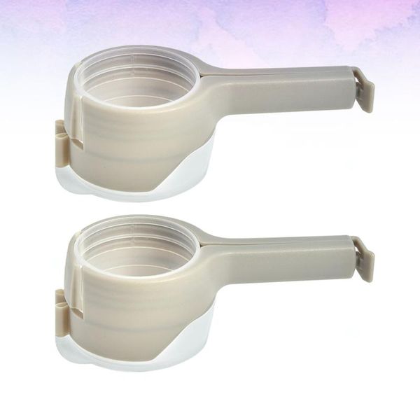 bag clips 2pcs sealing clip with spout discharge nozzle moisture clamp for home (grey)
bag clips 2pcs sealing clip with spout discharge nozzle moisture clamp for home (grey)