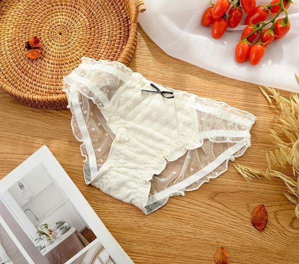 girls' panties mid-waist lace women's breathable cute transparent cotton crotch antibacterial shorts, Black;pink
girls' panties mid-waist lace women's breathable cute transparent cotton crotch antibacterial shorts, Black;pink