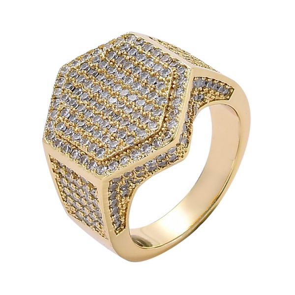 hand-inlaid zircon ring men europe and the united states hip-hop micro inlay hexagonal personality, Golden;silver
hand-inlaid zircon ring men europe and the united states hip-hop micro inlay hexagonal personality, Golden;silver