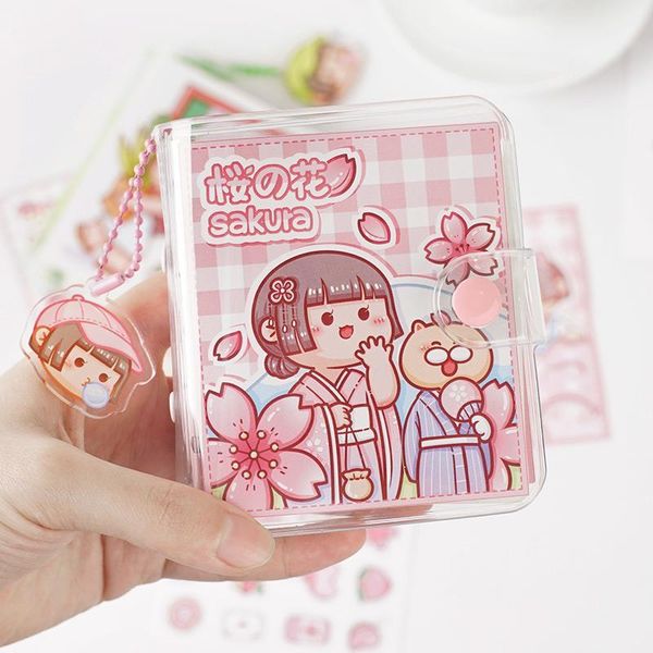 ring creative mini transparent loose-leaf notebook kawaii pocket portable juornal binder school office stationery supplies notepads, Purple;pink
ring creative mini transparent loose-leaf notebook kawaii pocket portable juornal binder school office stationery supplies notepads, Purple;pink