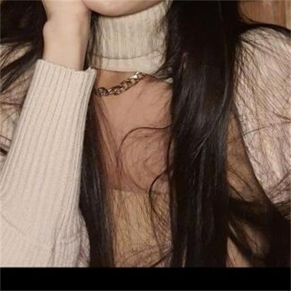 za omen turtleneck short sweater 2021 fashion ladies full sleeve chic female streetwear, White;black
za omen turtleneck short sweater 2021 fashion ladies full sleeve chic female streetwear, White;black