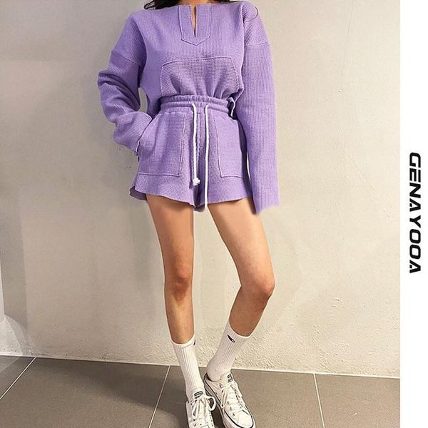 women's tracksuits genayooa streetwear v-neck tracksuit shorts hoodie long sleeve pullover two pieces set korean 2 suit 2021 autumn, Gray
women's tracksuits genayooa streetwear v-neck tracksuit shorts hoodie long sleeve pullover two pieces set korean 2 suit 2021 autumn, Gray