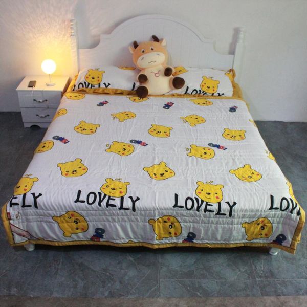 bedding sets summer washed cotton quilt air-conditioning comforter soft breathable blanket bear print bedspread home textiles pillow case
bedding sets summer washed cotton quilt air-conditioning comforter soft breathable blanket bear print bedspread home textiles pillow case