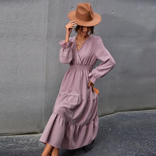 casual dresses for women 2021 autumn dress ol elegant long sleeve v-neck office lady a-line work wear vestidos plus size, Black;gray
casual dresses for women 2021 autumn dress ol elegant long sleeve v-neck office lady a-line work wear vestidos plus size, Black;gray